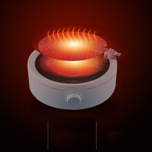 Silent Electric Ceramic Tea Stove — Compact Hot Plate, Adjustable Knob