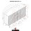 Creative Furniture Diamond Luxe 140cm Sideboard - White Luxury Cabinet 8