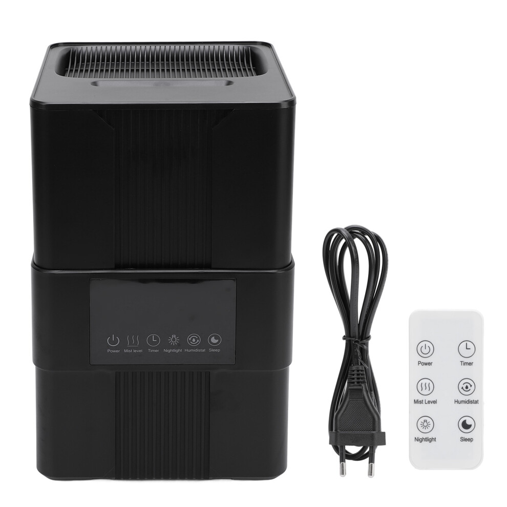 (US Plug Black) Smart Humidifier 3.5L UV 8H Quiet Top Fill Essential Oil EU Black-image-OPC-PM25V8S-NEW