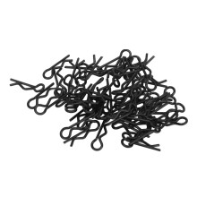 Smooth Ride 60PCS 17mm RC Car Body Clips for 1/16 1/18 Models Black