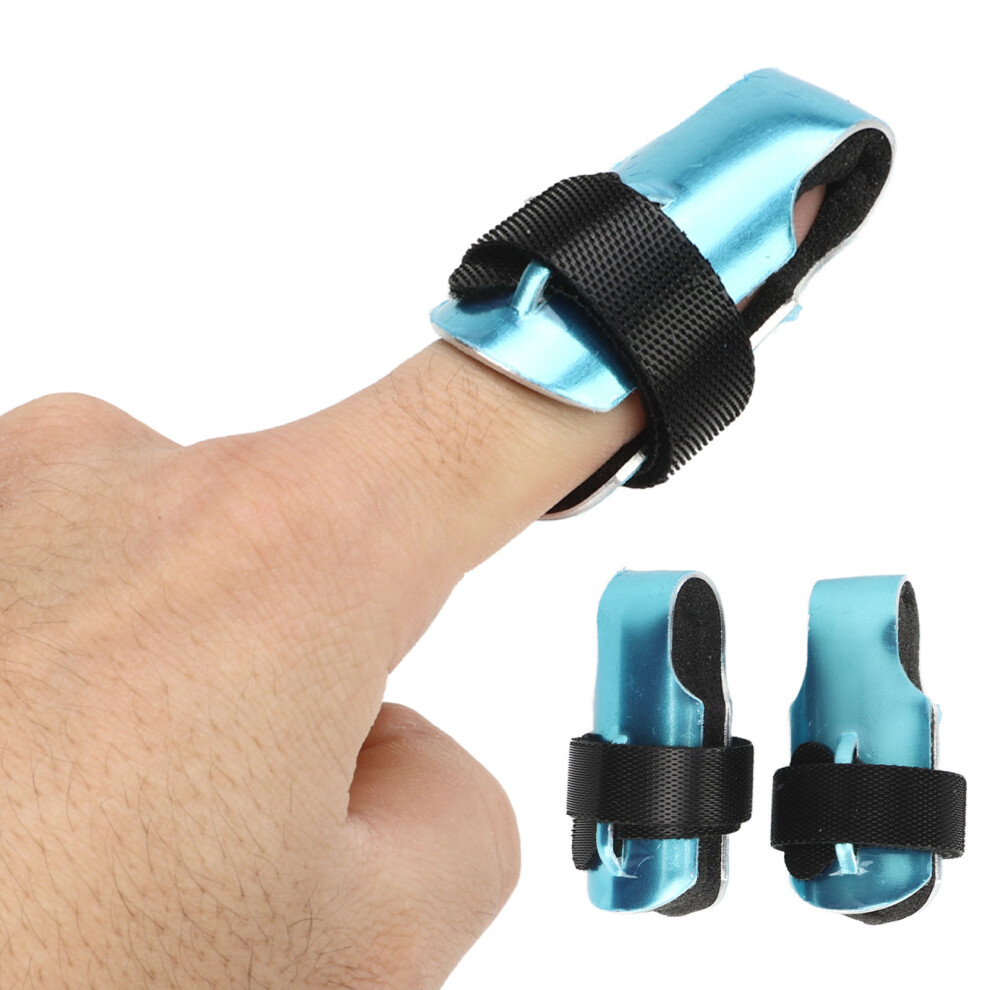 2Pcs Breathable Metal Finger Splint for Arthritis and Fractures Support