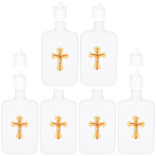 6St Leere Weihwasserflaschen Mit Kreuzdesign