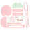 1 Set Handgeweven Kinder Pu Schoudertas 7