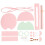 1 Set Handgeweven Kinder Pu Schoudertas 6