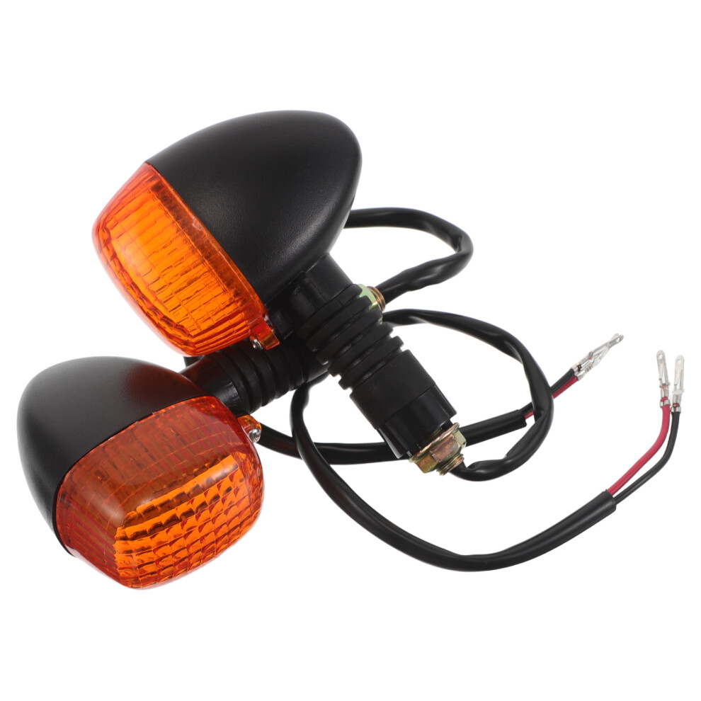 2Pcs Turn Signal Lights For Motorcycle Atv Dirt Bike Scooter Dark 061433070077
