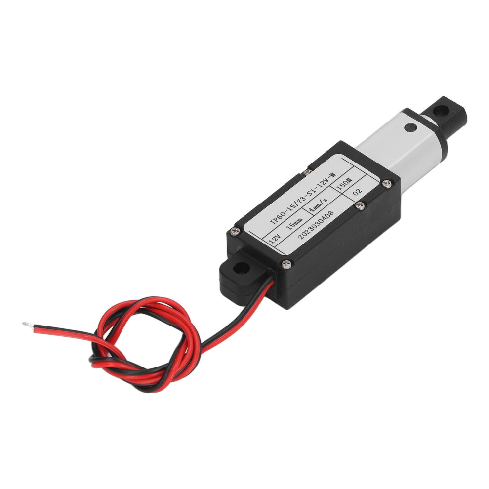 Durable Aluminum Alloy Micro Linear Actuator 150N 15Mm Stroke 12V Ip60 9451353707565