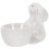 White Ceramic Konijn Eierhouder Desktop Eiopslag Standaard 8