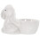 White Ceramic Konijn Eierhouder Desktop Eiopslag Standaard 11