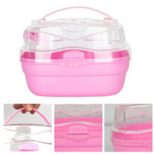 Hamster-Transportkäfig Pink 20x16x15cm/7.9x6.3x5.9in