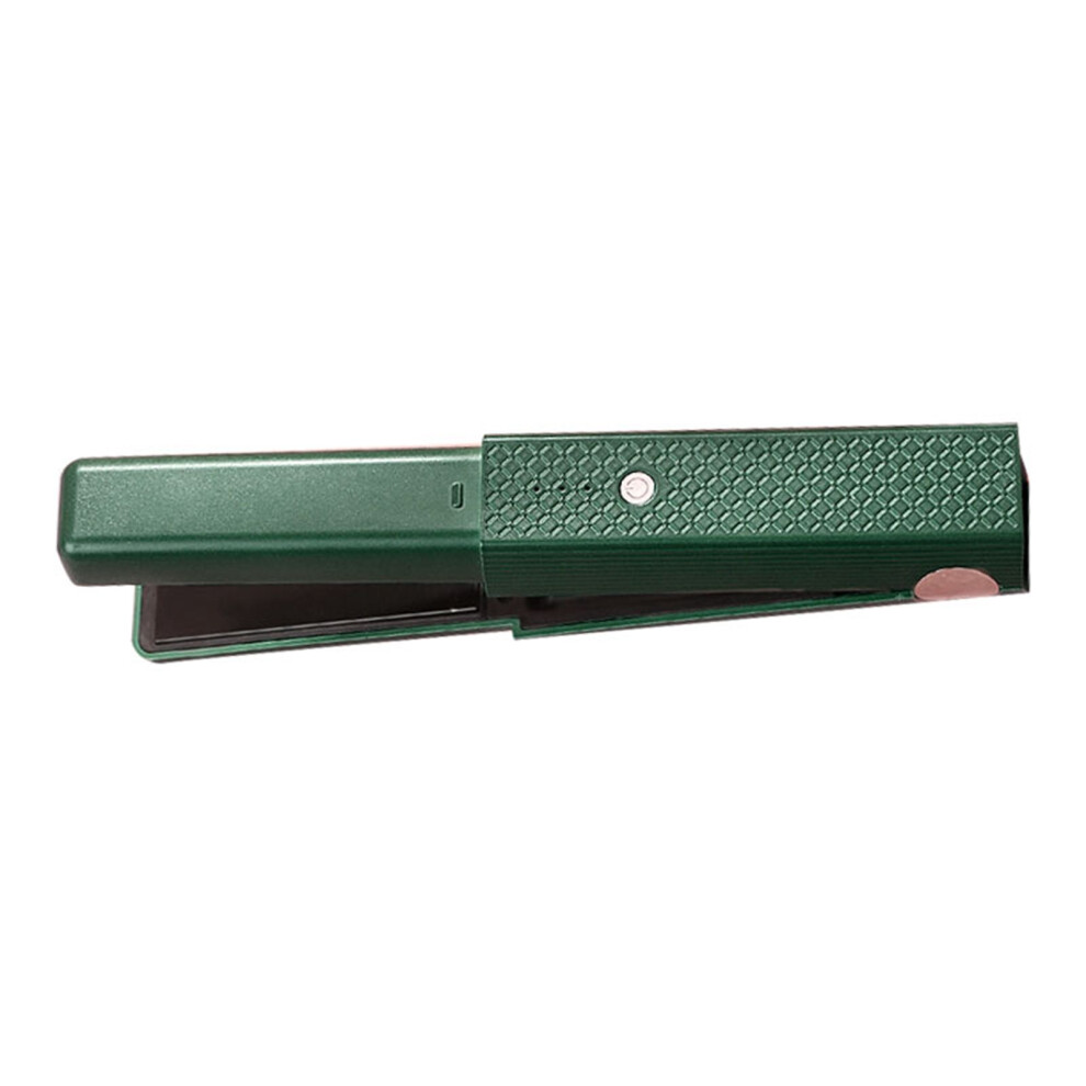 Green Cordless Tourmaline Ceramic Hair Straightener & Curling Iron 20X3.5cm