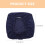 Couch Sitzauflage Maschinenwaschbar Dunkelblau Polyester 1 3