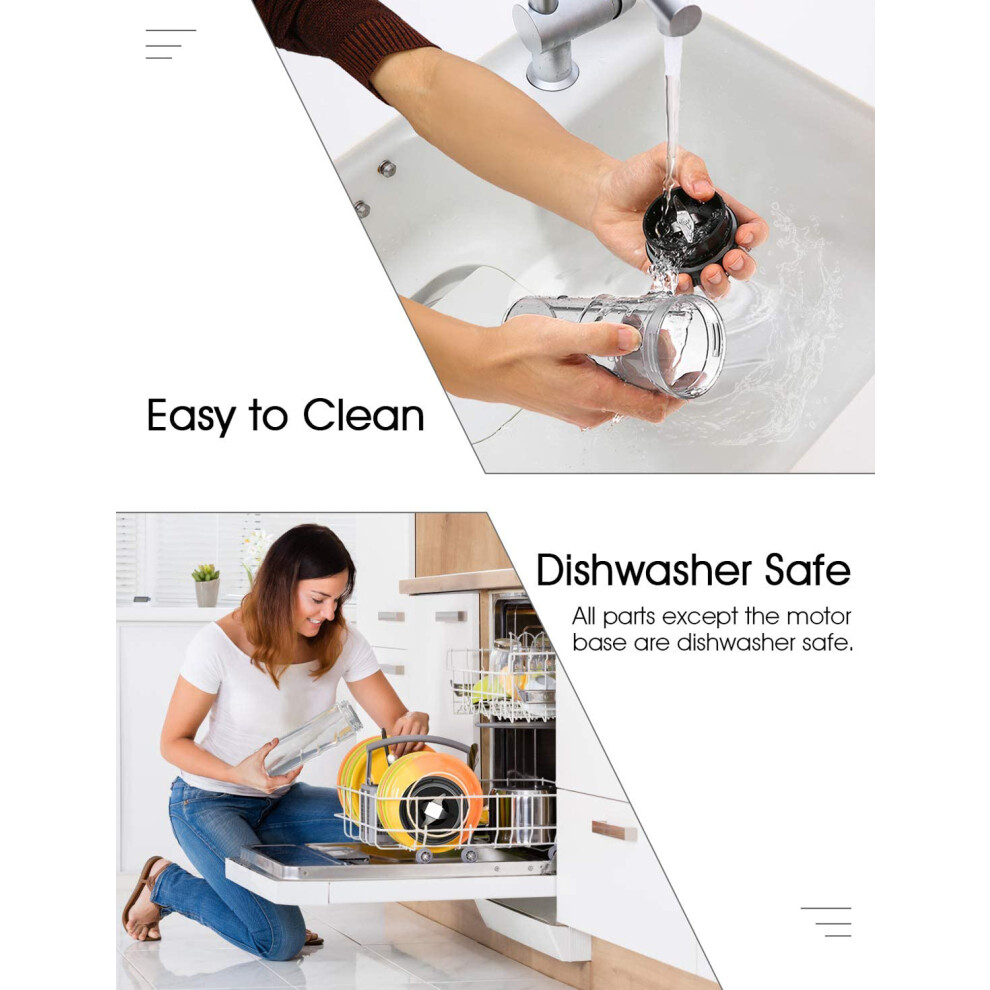 400W Portable Mini Blender with 2 Tritan Bottles for Shakes Smoothies-image-OPC-PM25XQS-NEW