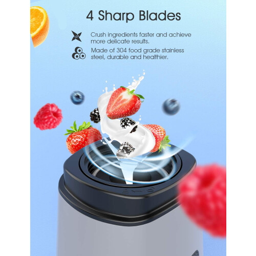400W Blender with 2 Tritan Bottles Portable Mini 1