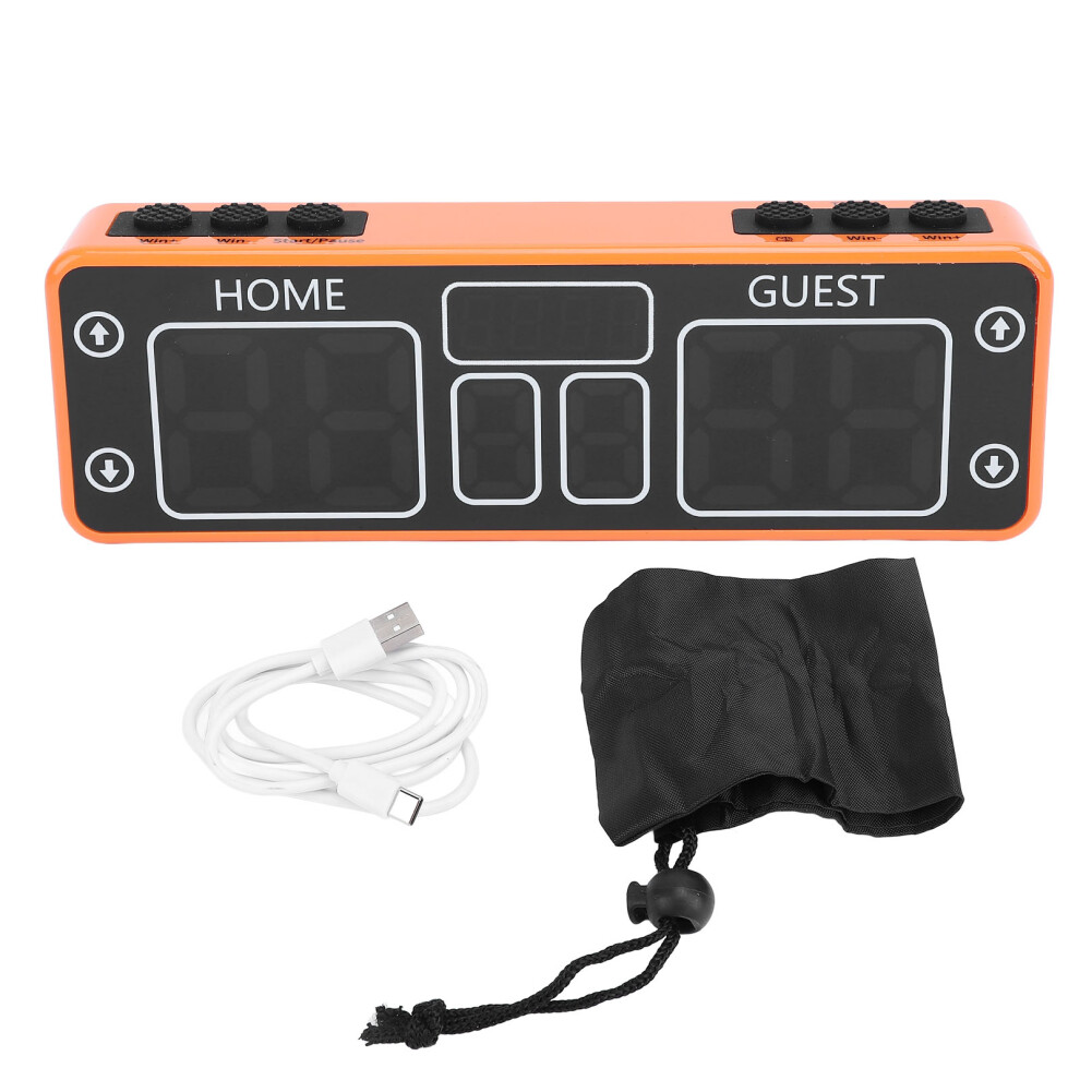 (Green) Battery Powered LED Scoreboard 2000mAh Orange-image-OPC-PM25YRQ-NEW