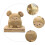 1pack Cute Cartoon Pillow For Office Use Multi-Purpose Brown 8