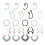 Jewelry Piercings Nasenring Perforation Miss 3