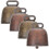 4Stk Metall Kuhglocke Uhr Kupfer Bulk 1
