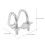 Hongheyi 6 Kettinglinks Omheining 6,20x6,20x6,00Cm 2