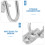 Hongheyi 6 Kettinglinks Omheining 6,20x6,20x6,00Cm 7