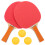Pong Tafeltennisracket Met Ballen 4