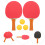 Pong Tafeltennisracket Met Ballen 11