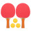 Pong Tafeltennisracket Met Ballen 10
