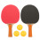 Pong Tafeltennisracket Met Ballen 5