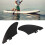 2PCS PVC Fishtail Surfboard Fins for Longboards Stand Up Paddleboards 1