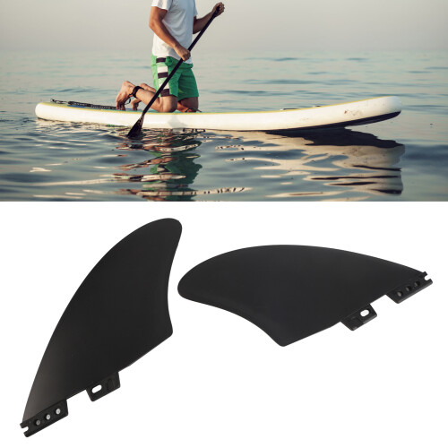 2PCS PVC Fishtail Surfboard Fins for Longboards Stand Up Paddleboards