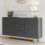 Creative Furniture Diamond Luxe 140cm Sideboard - Dark Grey Luxury Cabinet 5