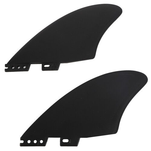 2PCS PVC Fishtail Surfboard Fins for Longboards Stand Up Paddleboards 2