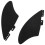 2PCS PVC Fishtail Surfboard Fins for Longboards Stand Up Paddleboards 14