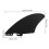 2PCS PVC Fishtail Surfboard Fins for Longboards Stand Up Paddleboards 2