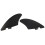 2PCS PVC Fishtail Surfboard Fins for Longboards Stand Up Paddleboards 15