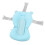 Adjustable Baby Bath Seat Cushion with 3D Fabric Support in Blue Bear 10