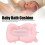 Pink Bear Baby Bath Cushion: Safe Foldable Adjustable Support for Infants 7