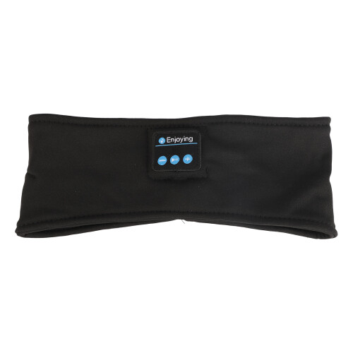 Portable USB Sleep Headband with Bluetooth Headphones for Jogging Workout Black