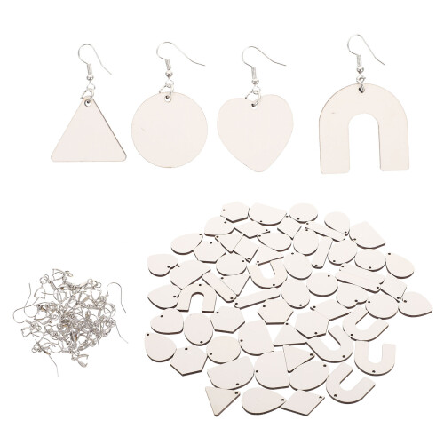 1 Set Sublimation Ohrringe Papier Zubehör Blank 1