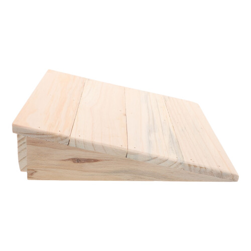 2Pcs Solid Wood Scooter Ramp Anti Slip Threshold Pad For Doorways 2