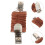 Decoratieve Clip Jurk Multi Fabric IJzer 1 3