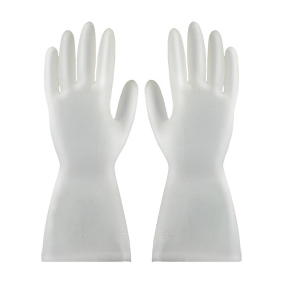 (S) Waterproof PVC Reusable Non-Slip Kitchen Dish Washing Gloves-image-OPC-PM267SQ-NEW