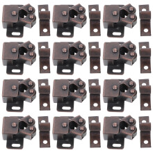 12 Sets Schranktür Schnalle Sicherheitsverschluss Mit Doppelrollenfalle