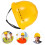 1Casque De Extérieur Rouge ABS Protection Tête Ajustable 9