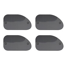 Sun Shield Für Autoscheibe Schwarz 4 Stk 25,55x14,93 Zoll