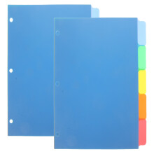 10 Transparente Schnellhefter Trenner Mit Farbige Register