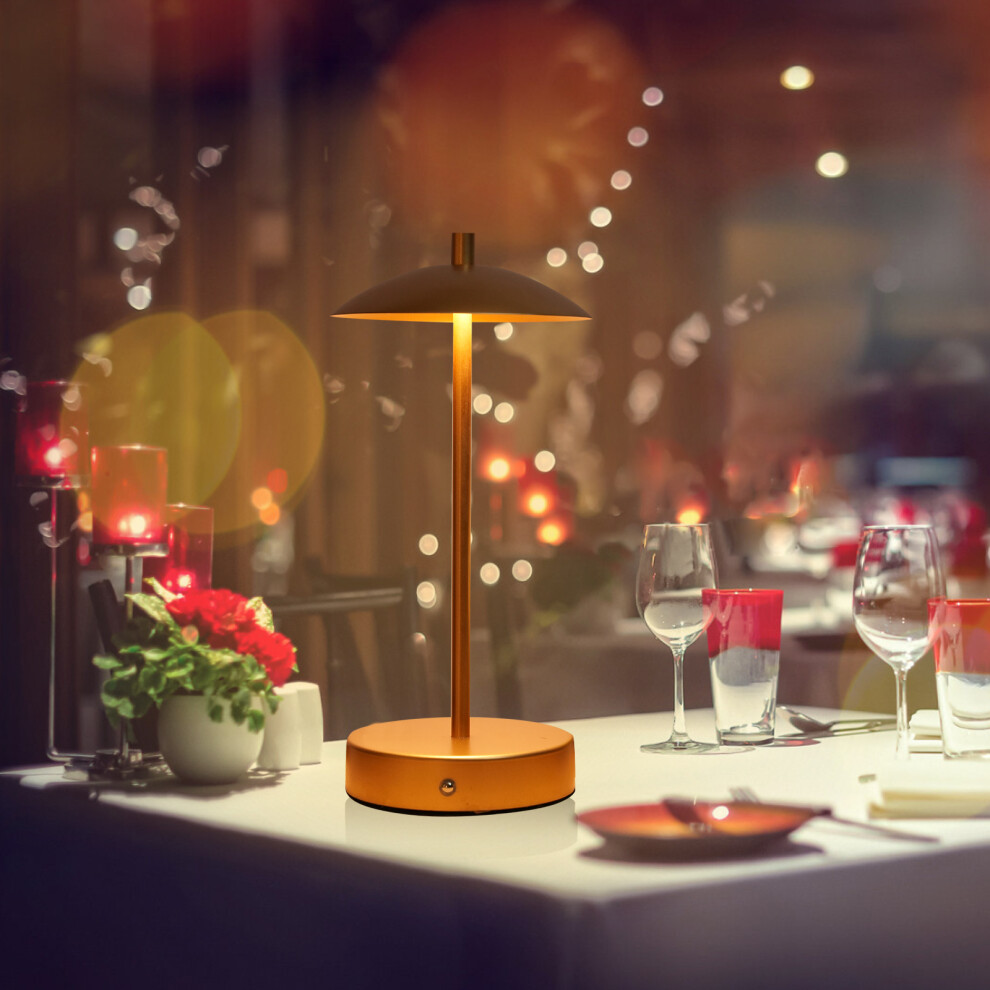 Vintage Metal LED Desk Lamp Cordless Rechargeable 3 Colors Dimmable-image-OPC-PM26982-NEW