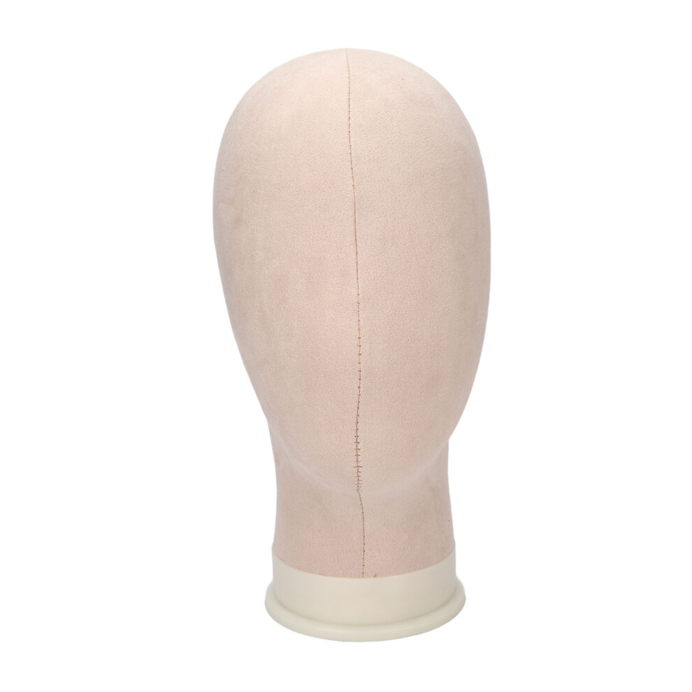 Unisex 11.8 Inch Canvas Block Wig Head With Head Pins - 30Cm Height, 54Cm Circumference