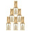 5St Leere Goldene Parfümflasche Mini 1