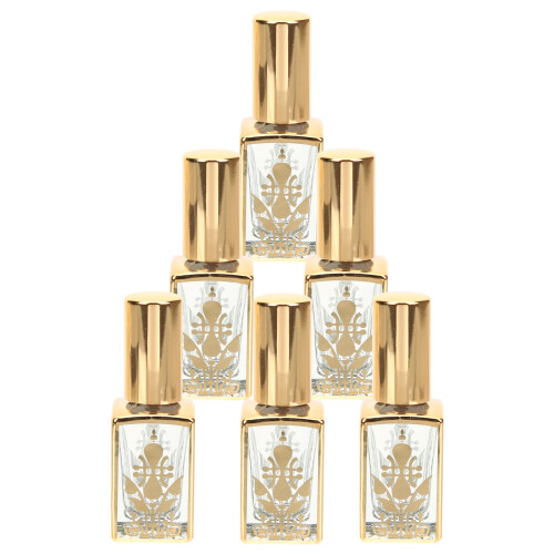 5St Leere Goldene Parfümflasche Mini