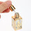 5St Leere Goldene Parfümflasche Mini 9
